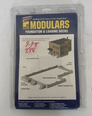 Walthers Modulars HO Scale Foundation and Loading Docks #933-3724 Brand New