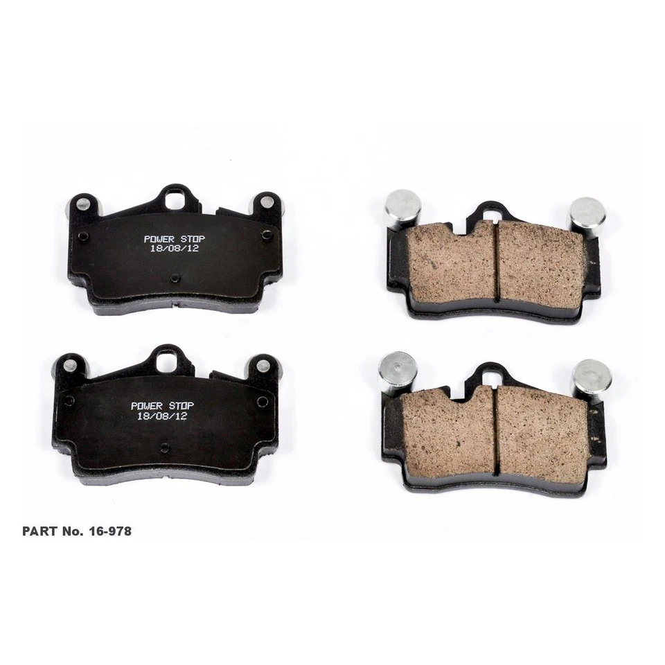 Juego de pastillas de freno de disco delanteras traseras para Audi Q7 2007-2015 Foto 2 de 3