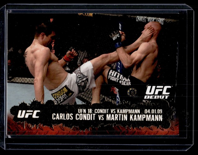 Carlos Condit / Martin Kampmann 2009 Topps UFC Round 2 Gold Card #132