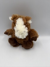 Warmies Microwavable French Lavender Scented Plush Brown Horse Stuffed Animal 9  