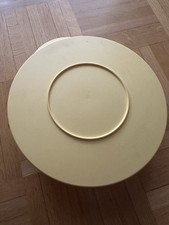 Tupperware Behälter, 2x, gelb+blau, junge Welle, Hitparade, 700ml+1000ml