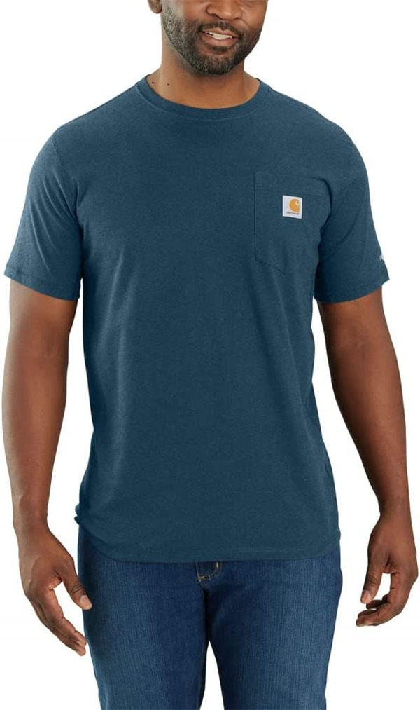 Carhartt Men's Force Relaxed Fit Midweight Short Sleeve Pocket T-Shirt, S-3XL