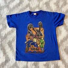 VTG Yugioh It's Your Move Blue T-Shirt Youth Small Blue Eyes White Dragon 1996