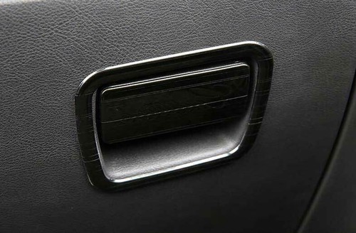 For Cadillac XT6 2020-22 Black Car Titanium Co-Pilot Storage Box Handle Sticker - Bild 4 von 12