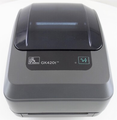 Zebra GK420T Thermal Label Printer No Power Supply for Parts or Repair  780746543282 | eBay