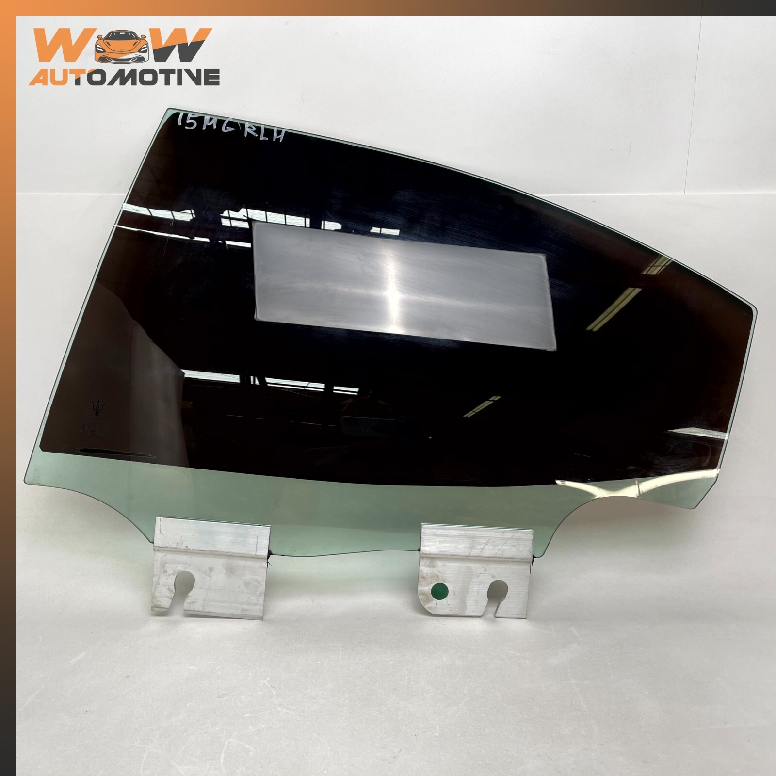 14-17 MASERATI GHIBLI REAR LEFT DRIVER SIDE DOOR WINDOW GLASS OEM