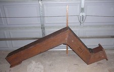 American Music Heritage Antique 62" Wood Pipe Organ Wind Blower Duct Old c1910
