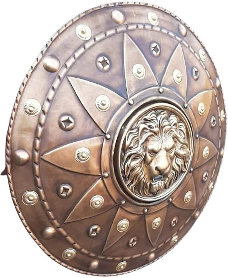 Armor Shield Lion Face Medieval Armor Shiled Nautical Handmade Marine  Maritime | eBay