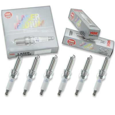 6 pc NGK Laser Iridium Spark Plugs for 2007-2017 Volkswagen Touareg 3.6L V6 bn