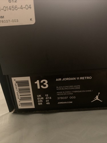 Jordan 11 space jam 2016 Size 13
