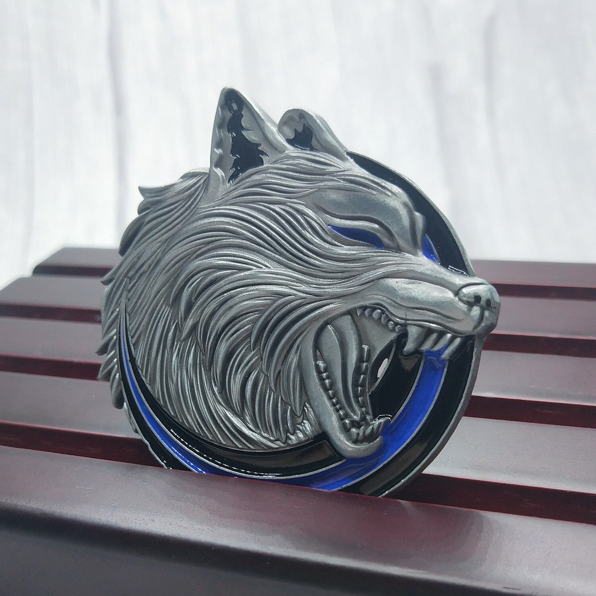 Sheepdog Wolf Challenge Coin Double Sided Metal Collectible Law