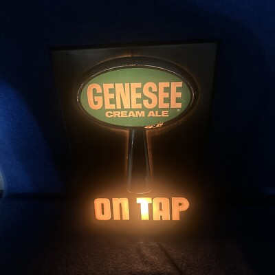 GENESEE Beer ライトサインBAR ビールサイン pabst VINTAGE GENESEE