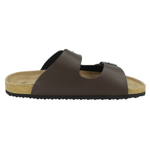 Men's A0R064 Two Buckle Adjustable Open Toe Slip On/Sandals/Sliders - Picture 11 of 18