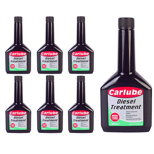6 x CARLUBE DIESEL TREATMENT 300ml FUEL ADDITIVE IMPROVES POWER