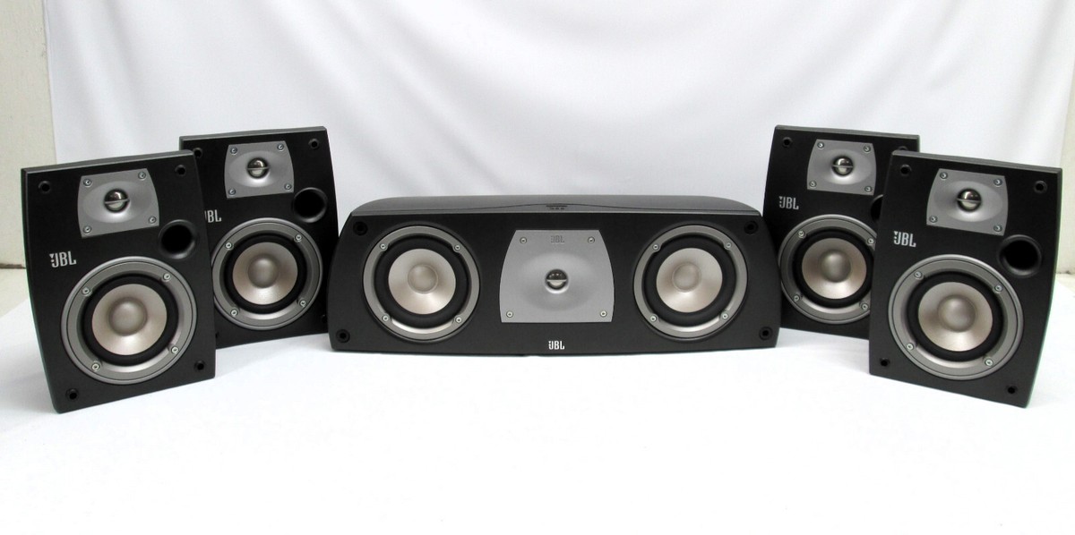 JBL スピーカー 4個セット 黒　NORTHRIDGE SERIES N24 JBL Northridge Series Home theater System 4x N24 Speakers +
