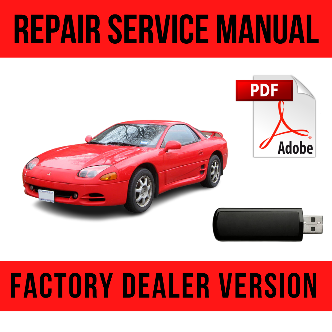 Mitsubishi 3000 GT Spyder 1991-1999 Factory Repair Manual USB