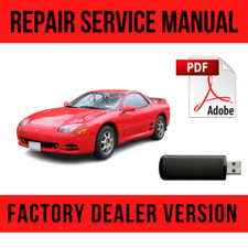 Mitsubishi 3000 Gt Spyder 1991-1999 Factory Repair Manual Usb