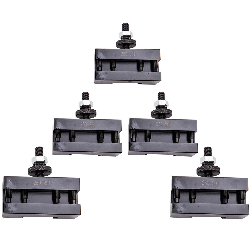 5x BXA Quick Change Turning Facing Tool Post Holder 250-201 for 10-15"" Lathe
