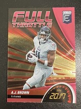 A.J. Brown-2022 Donruss Elite Full Throttle Pink #FT22 Titans