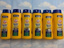 LOT 6 ARM  HAMMER ULTRA MAX FRESH SCENT 3IN1 BODY WASH SHAMPOO CONDITIONER