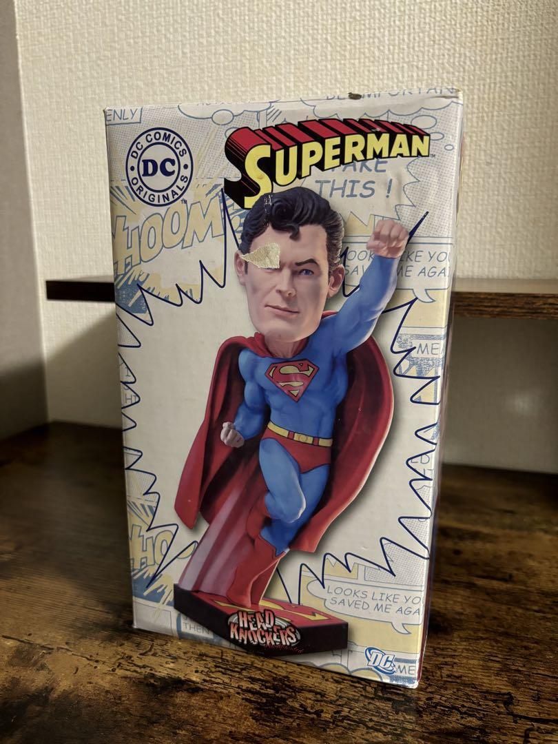 Superman Bobbing Head Bobble Doll Knocker Dc Figure