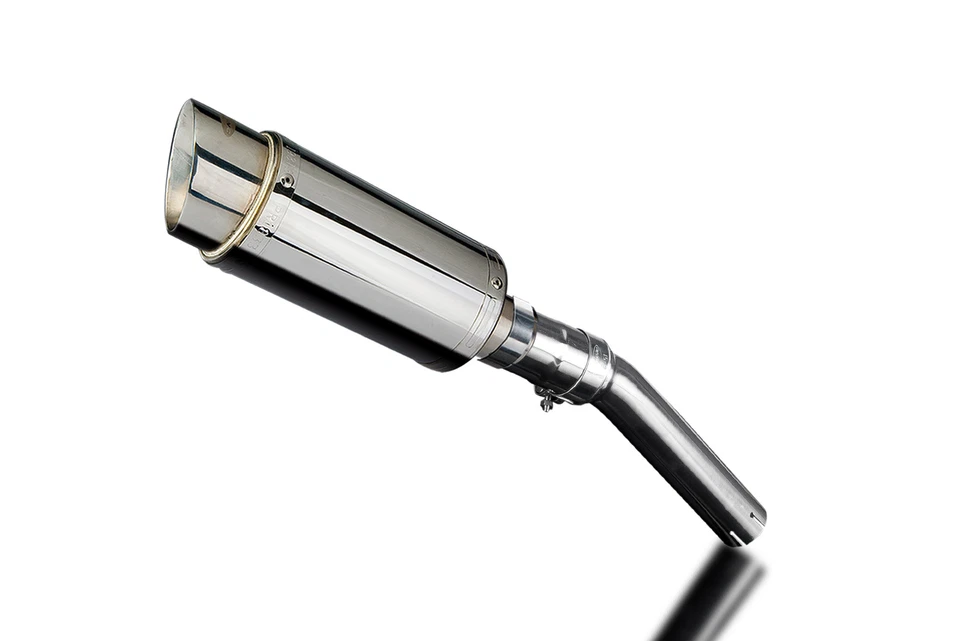 Suzuki DR650S DR650R 1990-1995 Kit de silenciador de escape redondo de acero inoxidable de 8" Foto 4 de 4