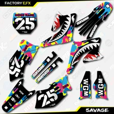 CMYK Savage Camo Racing Graphics Kit fits Suzuki RMZ250 RMZ 250 04-06 Decals