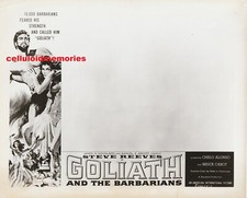 Original Photo 1959 Goliath and the Barbarians George Reeves Chelo Alonso Art
