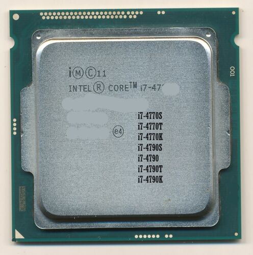 Intel Core i7-4770 , i7-4790 CPU Socket LGA1150 Desktop Computer Processor - Picture 1 of 1