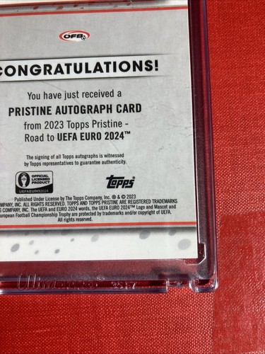 MUHAMMED CHAM 2023 Topps PRISTINE AUTO encased NATIONAL DEBUT Austria AUTOGRAPH - Picture 15 of 24
