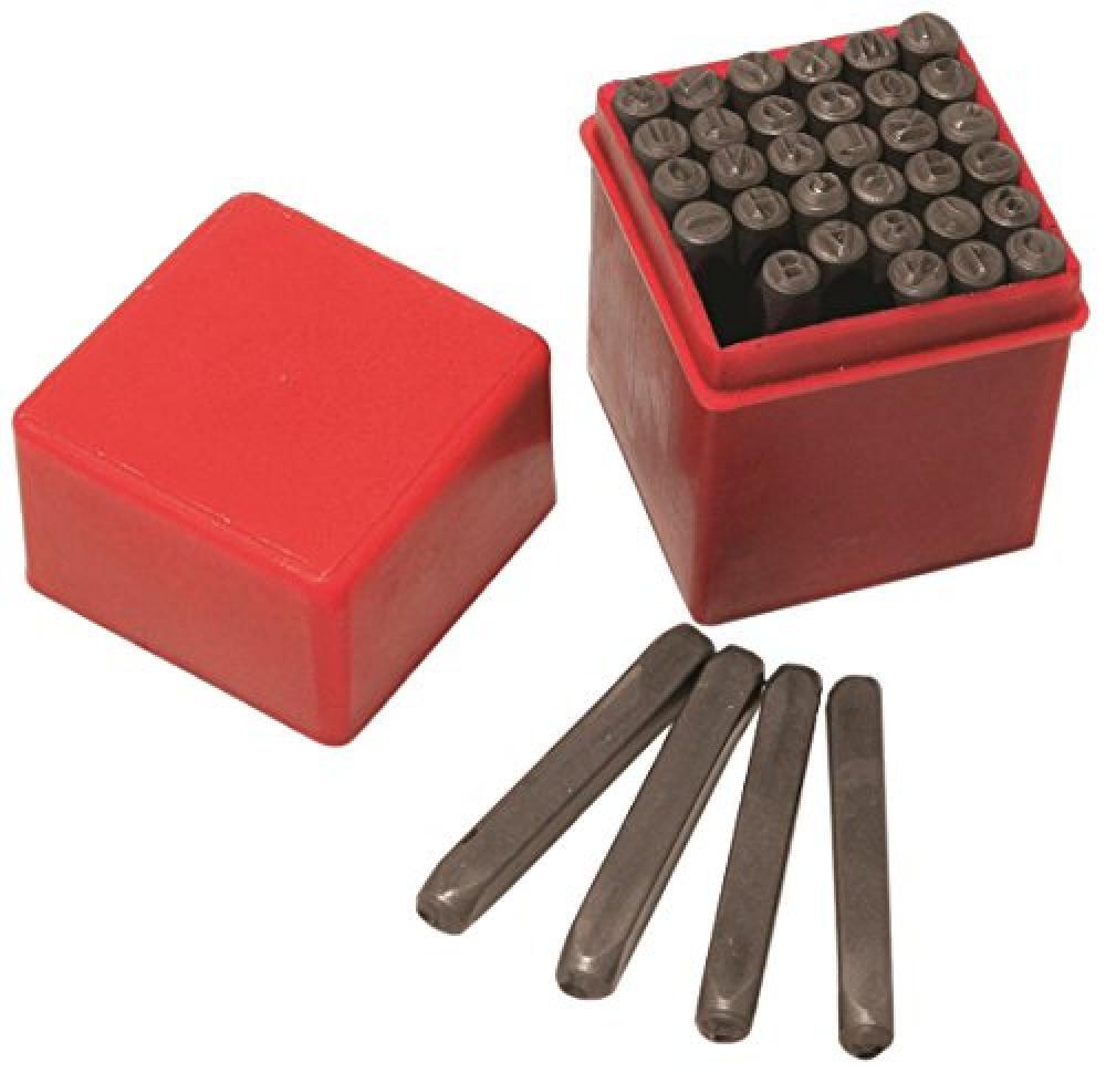 Hilka - Set punzoni alfanumerici, 36 pezzi - NUOVO