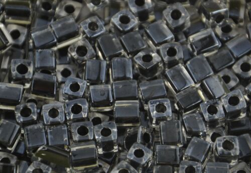10 gram MIYUKI Square 4mm Cube Japanese Glass Beads with Choice of Colour - Picture 2 of 27