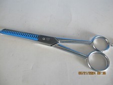 Vintage Hot Drop Forged Steel Hair Thinning Barber Shears Scissor Italy 7