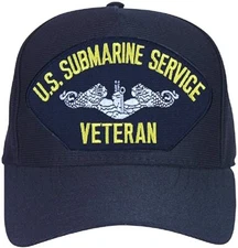 NEW U.S. Navy Submarine Service Veteran Ships Baseball cap hat. Navy Blue