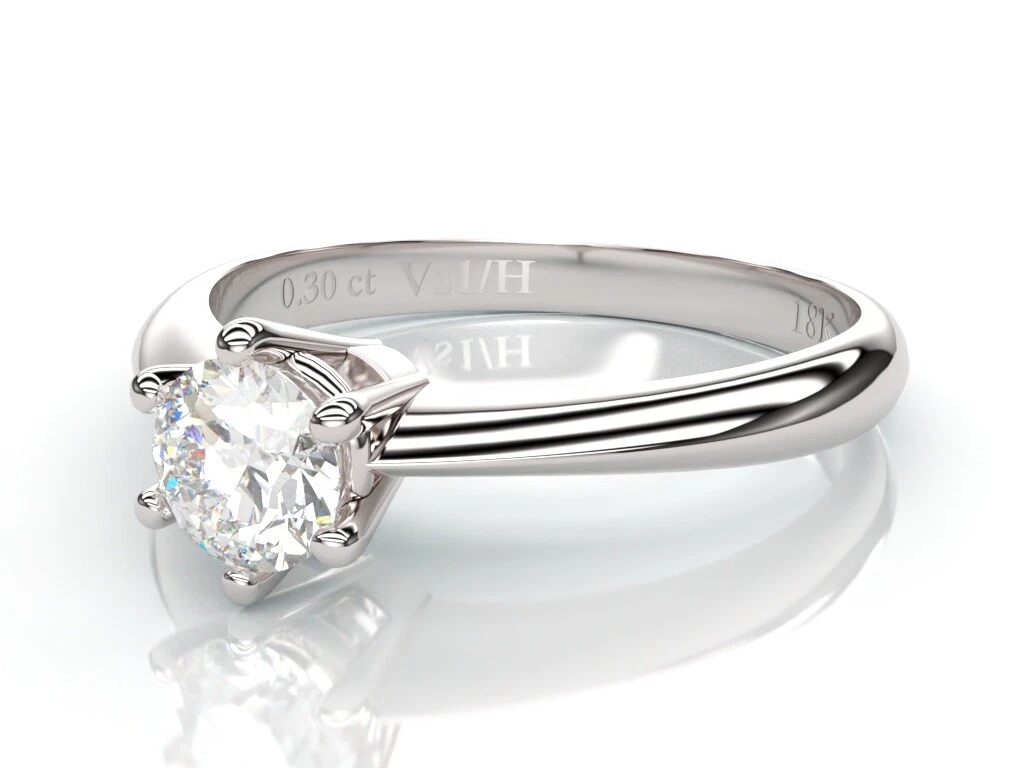 Ladies solitaire ring deals