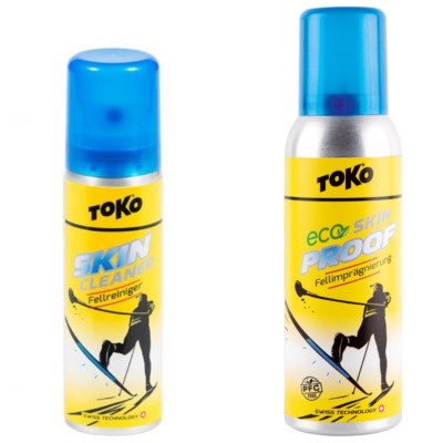 Toko Fellpflege-Set: Skin Cleaner / Reiniger & Eco Skin Proof / Imprägnierung