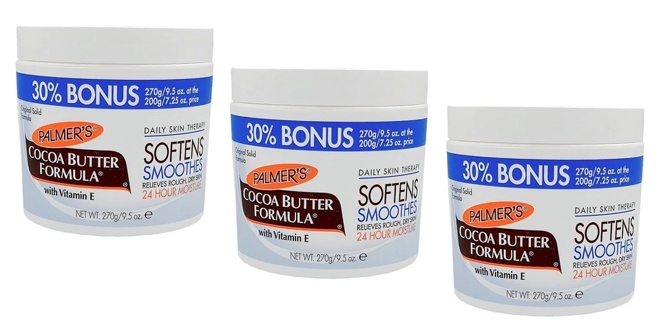Palmers Cocoa Butter Softens Smoothes Body Cream 3x 270g (insgesamt- 810g)