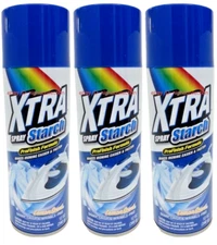 ( LOT 3 ) The.H.Store Xtra Heavy Starch lemon Scent Crisp Finish 12 Oz Each NEW