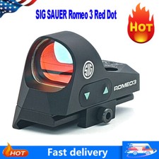 Sig Sauer ROMEO3 Reflex Sight 1X25mm 3MOA Red Dot SOR31002  Graphite  US