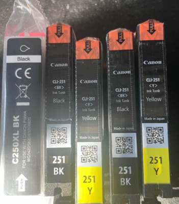 PGI-250 CLI-251 Cartuccia Di Inchiostro Della Ricarica Per Canon MG5420 MG6320 IP7220 MX722 MX922 MG5520 MG6420 MG5520 MG6420 MG7120 IX6820 IP8720 - Foto 5