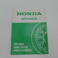 Honda MTX 50 S  E 1984   Zusatz  Werkstatthandbuch  Reparaturanleitung  Handbuch