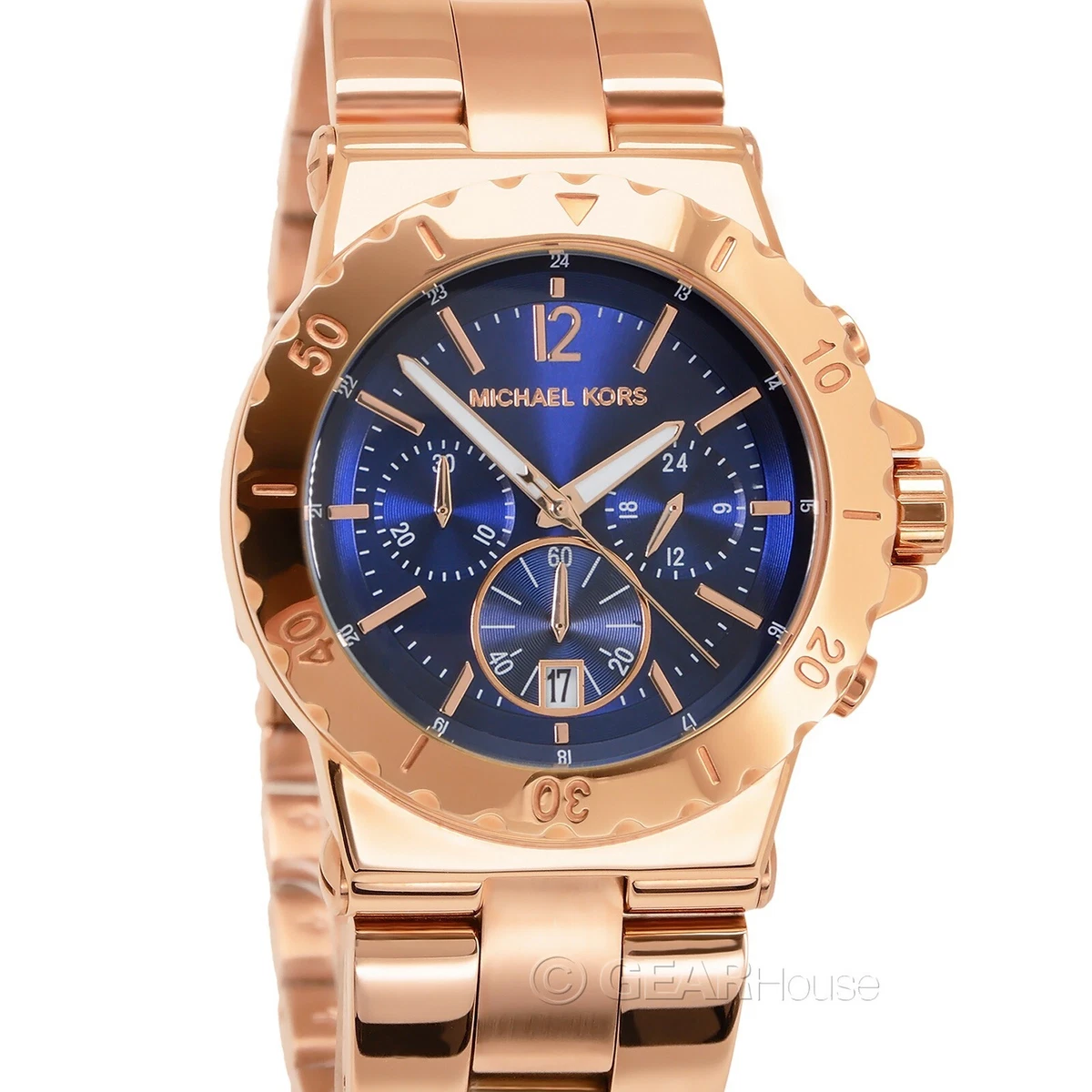 Michael Kors Womens Ritz Chronograph Rose GoldTone Stainless Steel Watch MK6598 Watch Republic #31 Michael Kors Womens Ritz Chronograph Rose GoldTone Stainless Steel Watch MK6598 Watch Republic