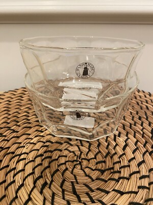 Lot of IKEA BASTUA Bowl Clear Glass 5