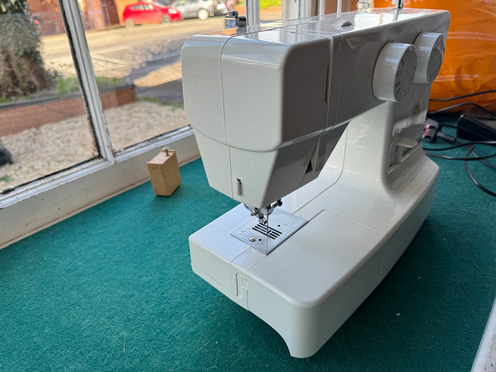 EGL M2OB Sewing Machine with Pedal and Sewing Book, Patterns & Boxed eBay