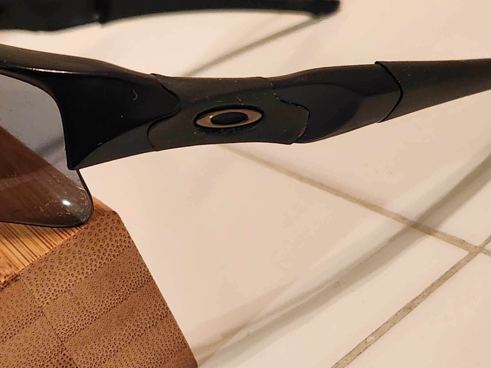 Oakley SI Flak Jacket XLJ Polarized Sunglasses 11435 Matte Black/Grey