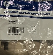 OEM GE WD28X20311 Dishwasher Fdt Clip Flat Rack