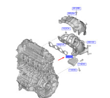 Kia Niro MK1 Auspuff Krümmerstrebe 2896103HA1 NEU ORIGINAL