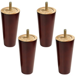 Wooden Furniture Legs Replacement Couch Sofa Dresser 5 Inch 4pcs