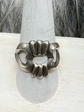 STERLING SILVER HEART RING 9