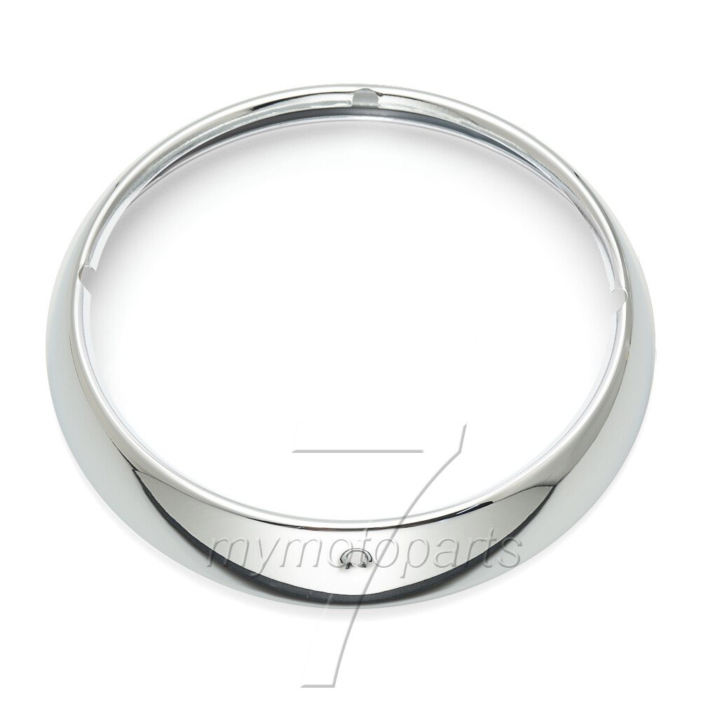 ALLTIMES Chrome 7-inch Headlight Trim Ring For Harley Electra Glide, Street Glide, Tri Glide FLHX
